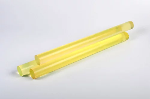 Полиуретан стержень Ф 40 мм   (L=500 мм, ~0,9 кг, жёлтый) Китай